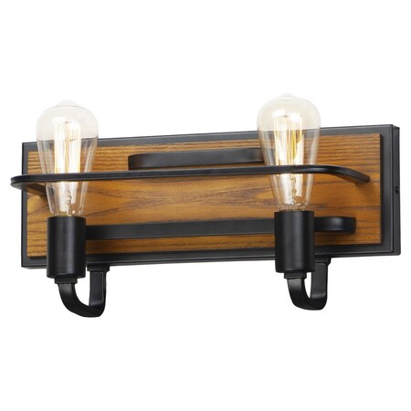 Maxim Black Forest 2-Light Bath Vanity 10302BKASB